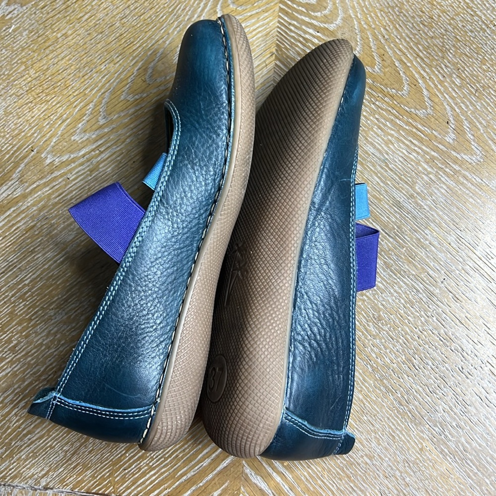 JUNGLA Leather Ballerina Flats Shoes 37 - Picture 8 of 10